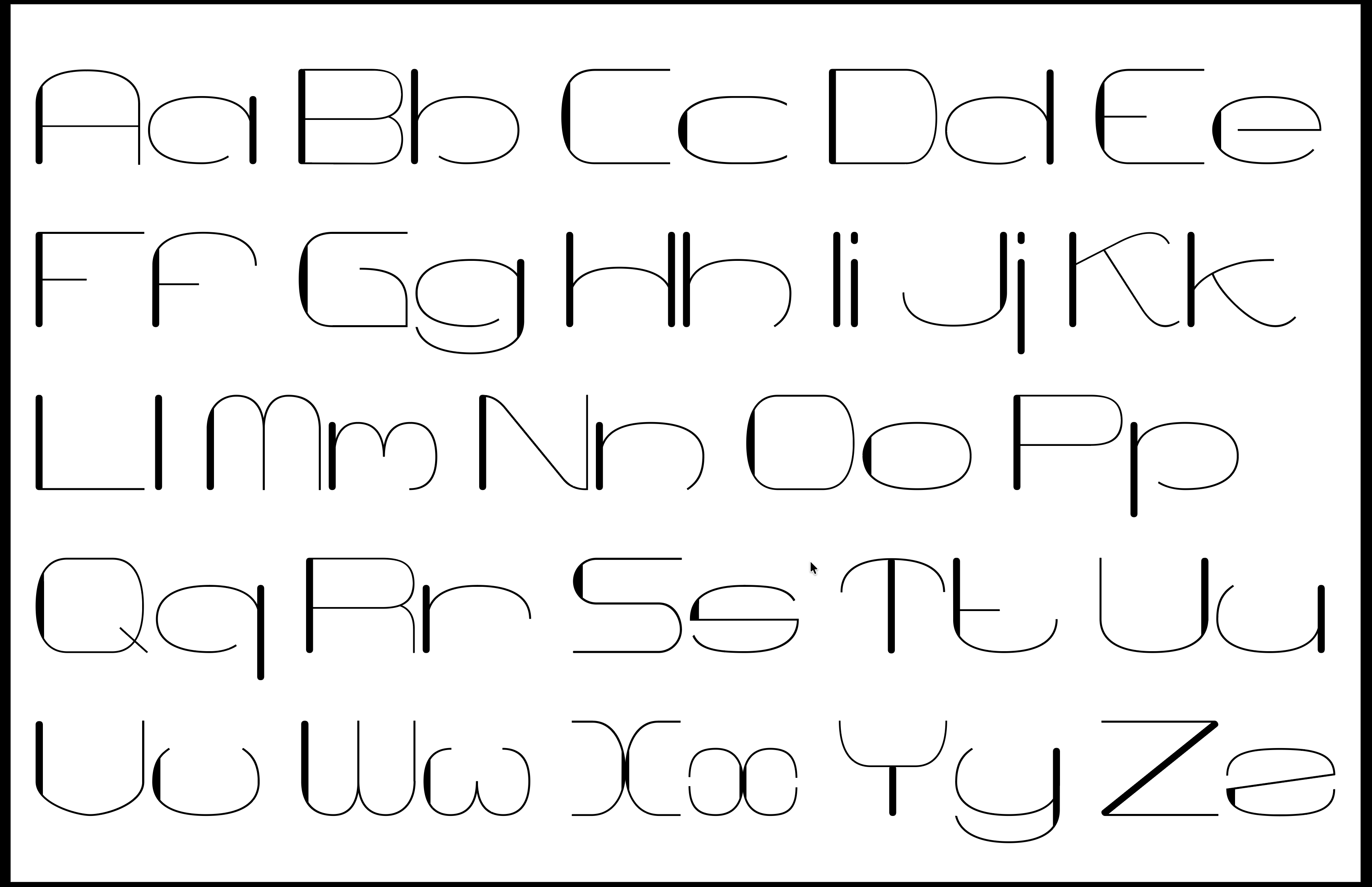 Squircle Font 1