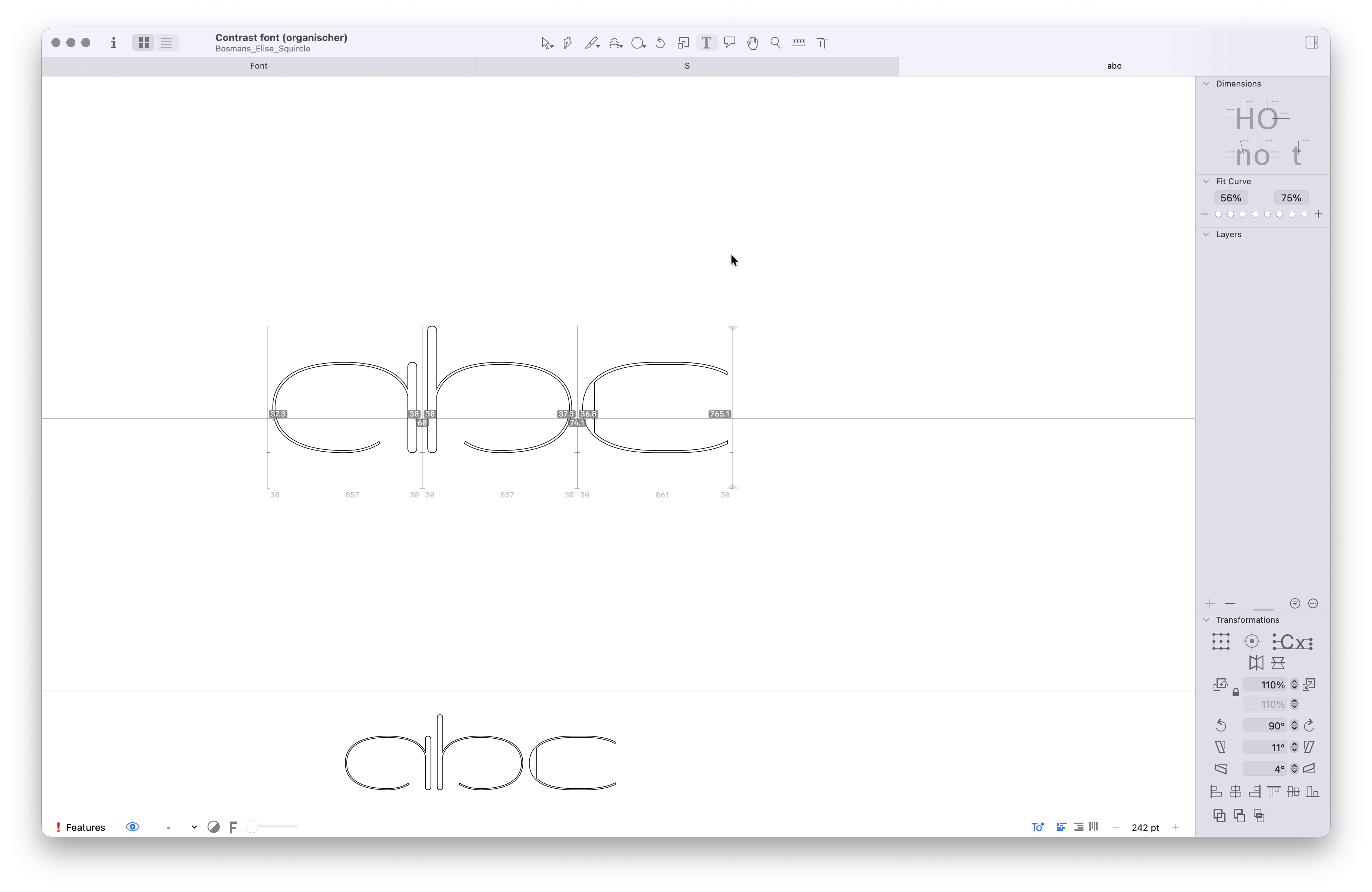 Squircle Font 3